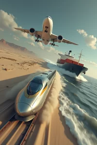 A train in t3he desert