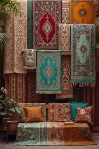 multiple layers of arab fabrics with traditional p(4)